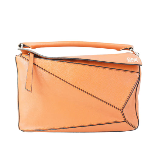 Loewe Puzzle Orange Calfskin