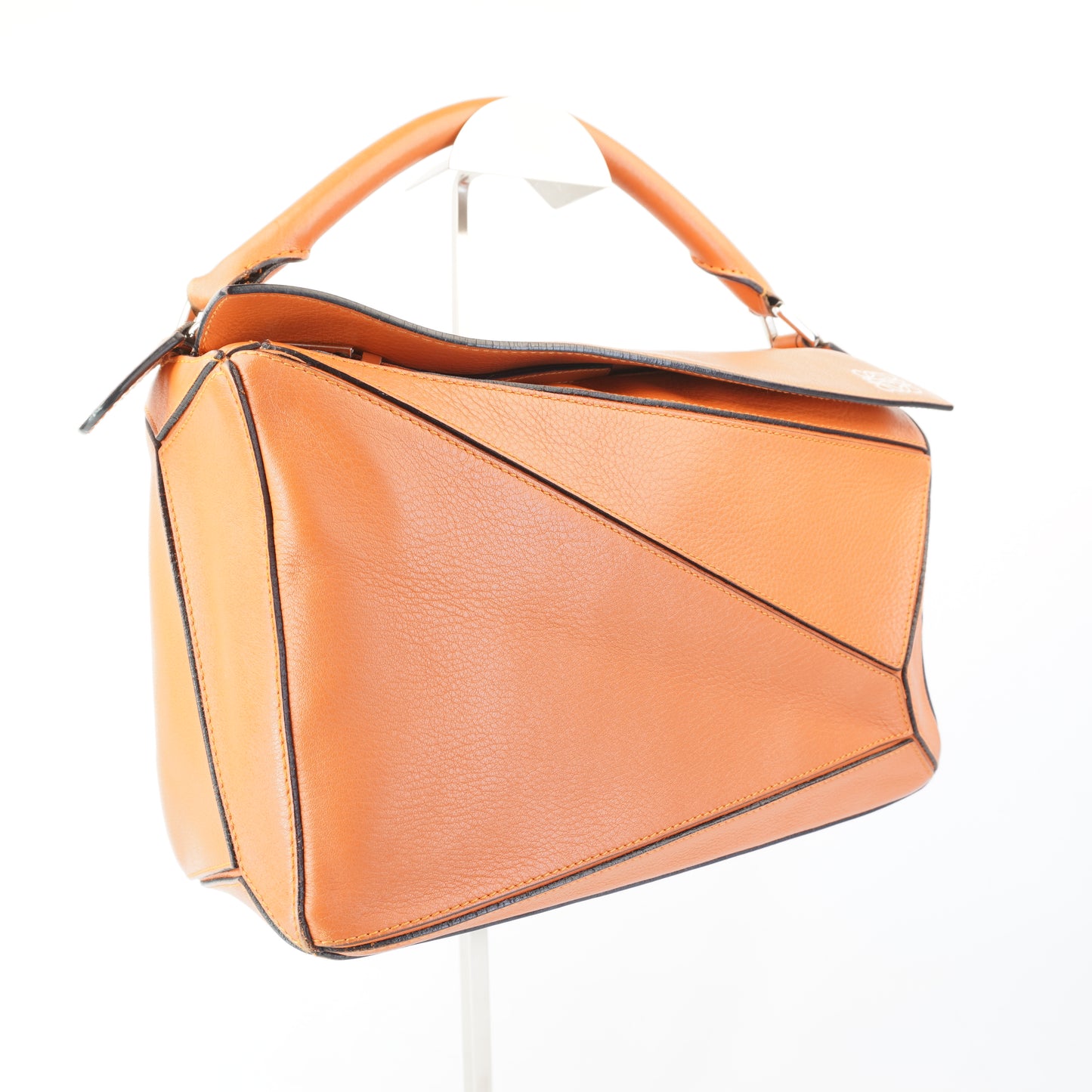 Loewe Puzzle Orange Calfskin