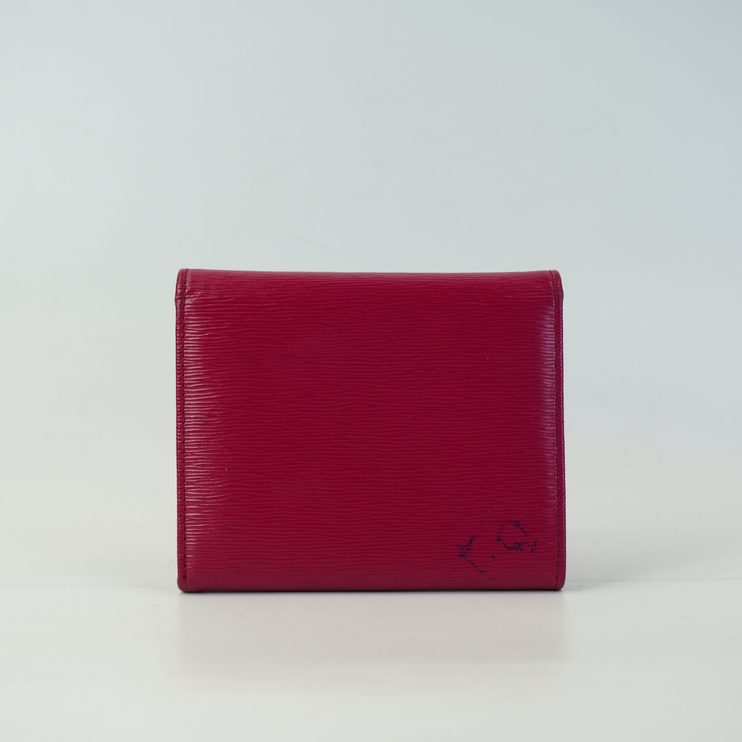 Prada Vitello Move Compact Wallet Peonia GHW