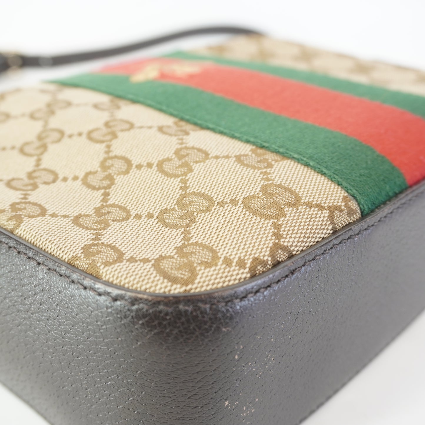 Gucci Webby Bee Camera Bag Small GHW