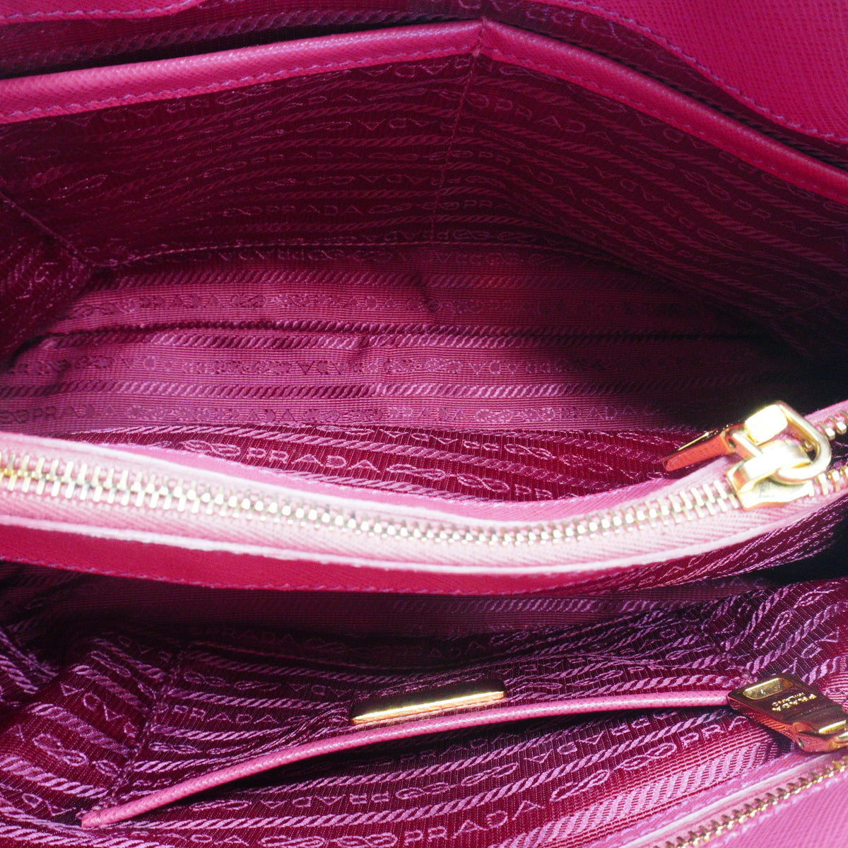 Prada Promenade Bag Medium Pink GHW