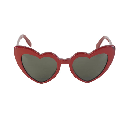 YSL	181 LouLou Red Heart Shades
