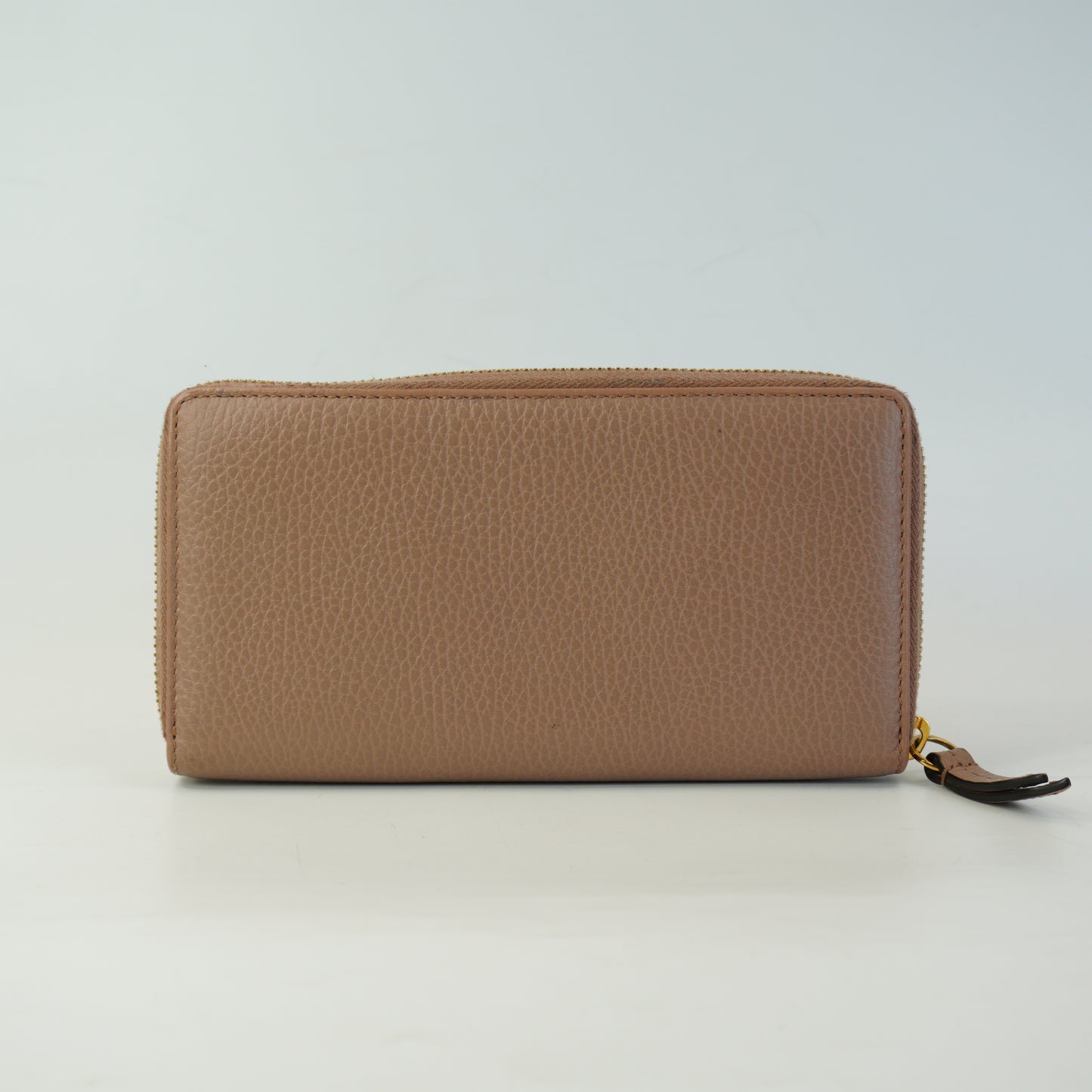 Gucci Bamboo Tassel  Zip Around Wallet Nude PinkGHW