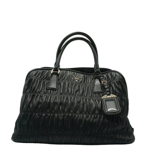 Prada Nappa Gaufre Medium Black SHW