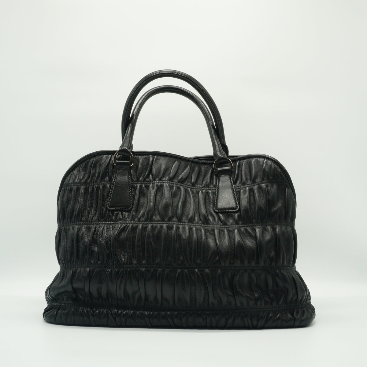 Prada Nappa Gaufre Medium Black SHW