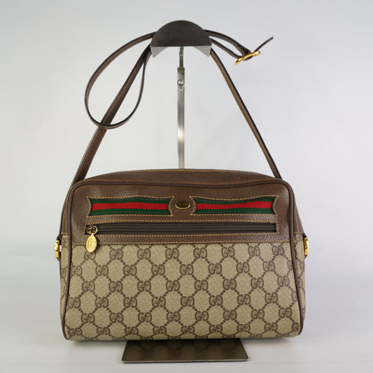 Gucci GG Supreme Web Crossbody Bag