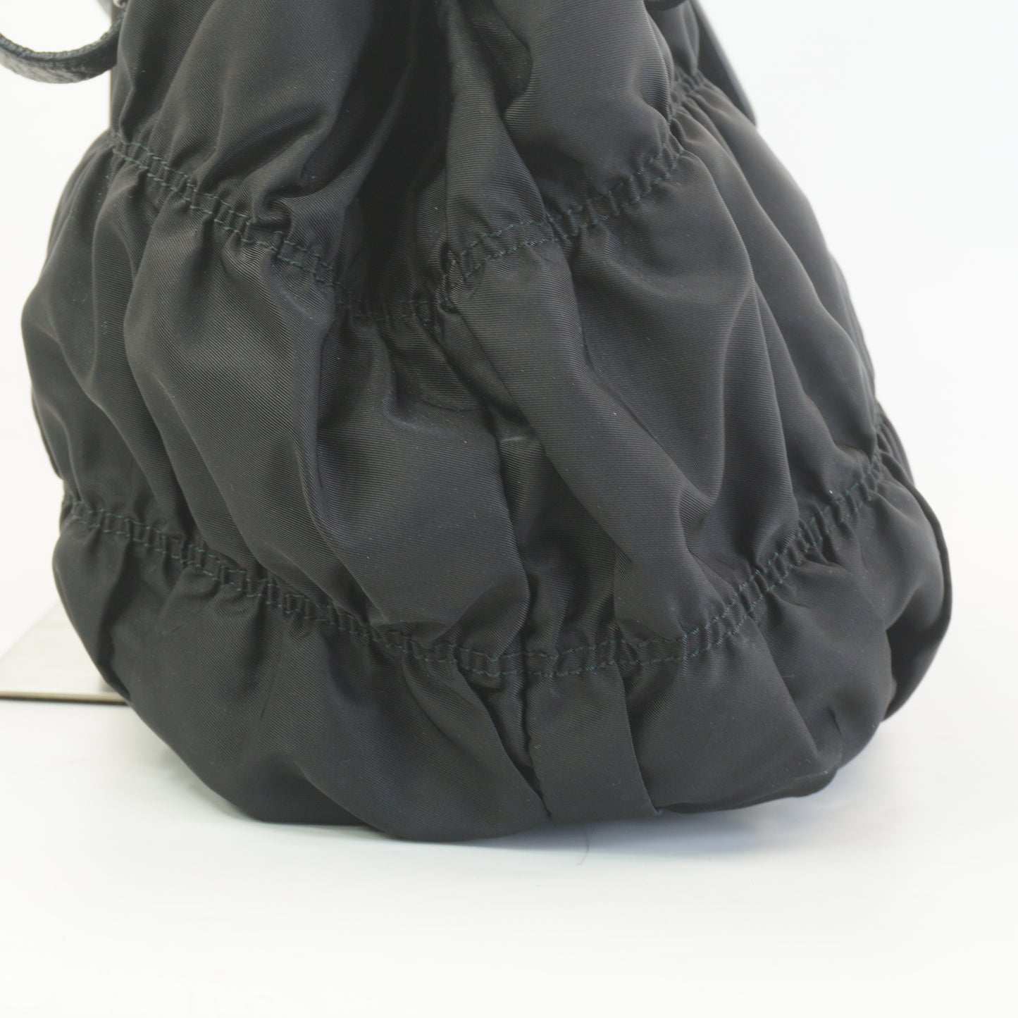 Prada Black Gaufe Tesseto Nylon GHW Medium