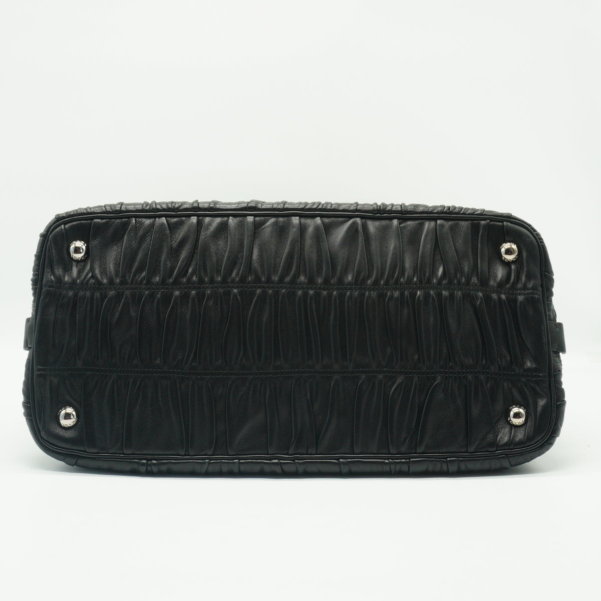 Prada Nappa Gaufre Medium Black SHW