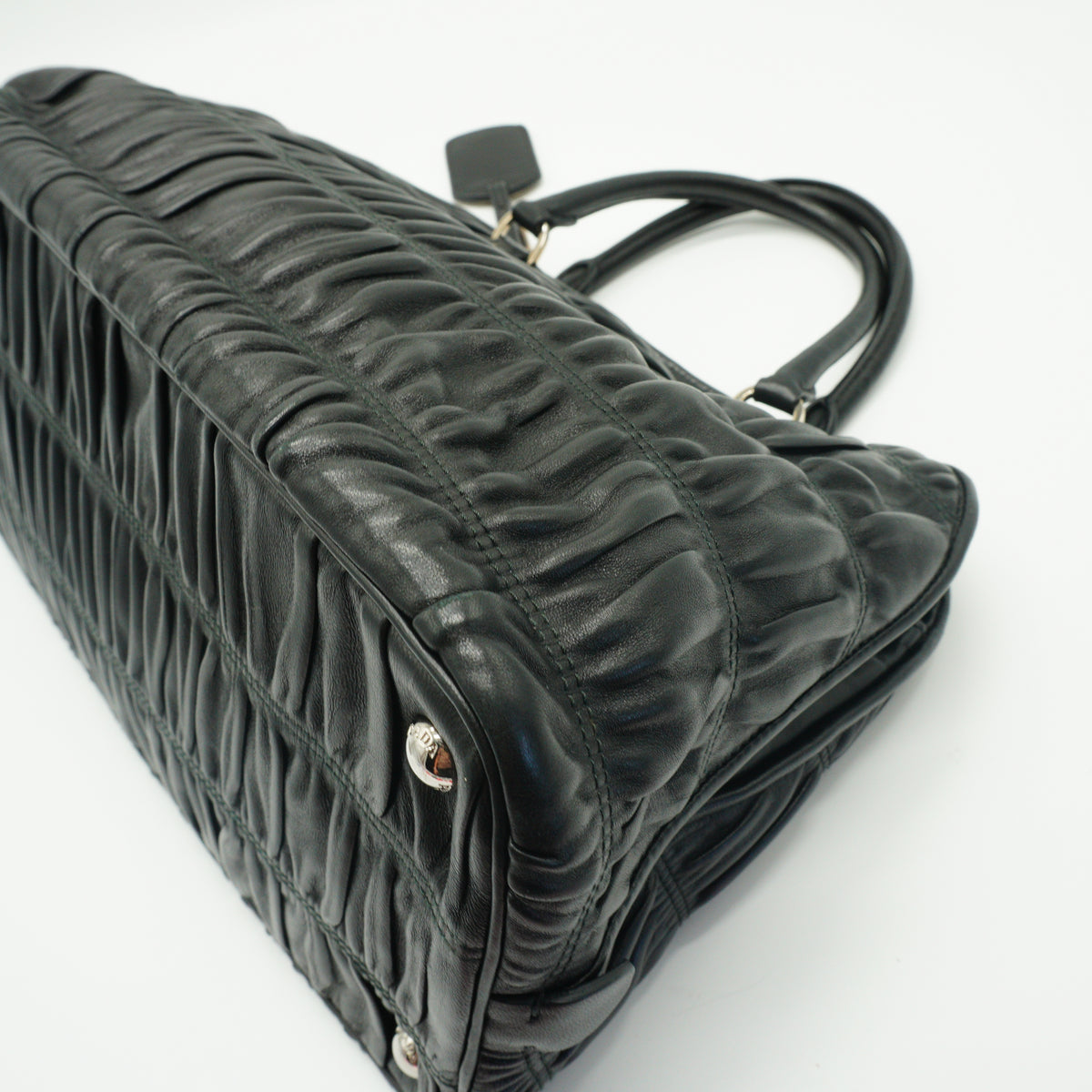 Prada Nappa Gaufre Medium Black SHW