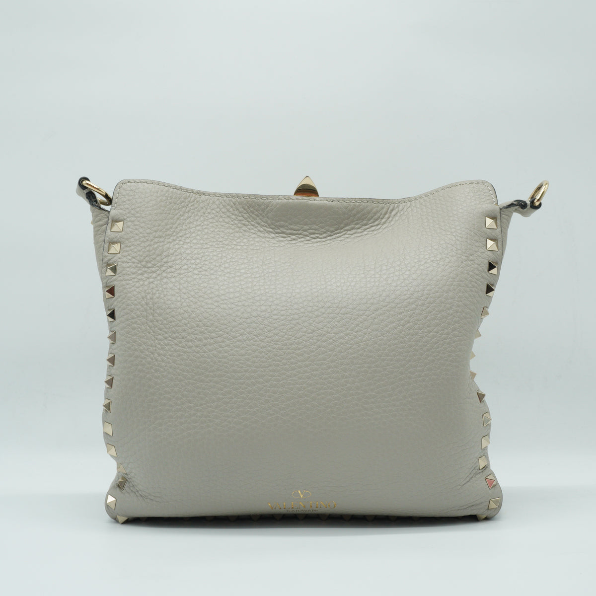 Valentino	Rockstud Small Hobo Bag Off White GHW