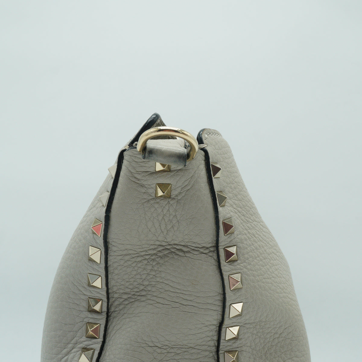Valentino	Rockstud Small Hobo Bag Off White GHW