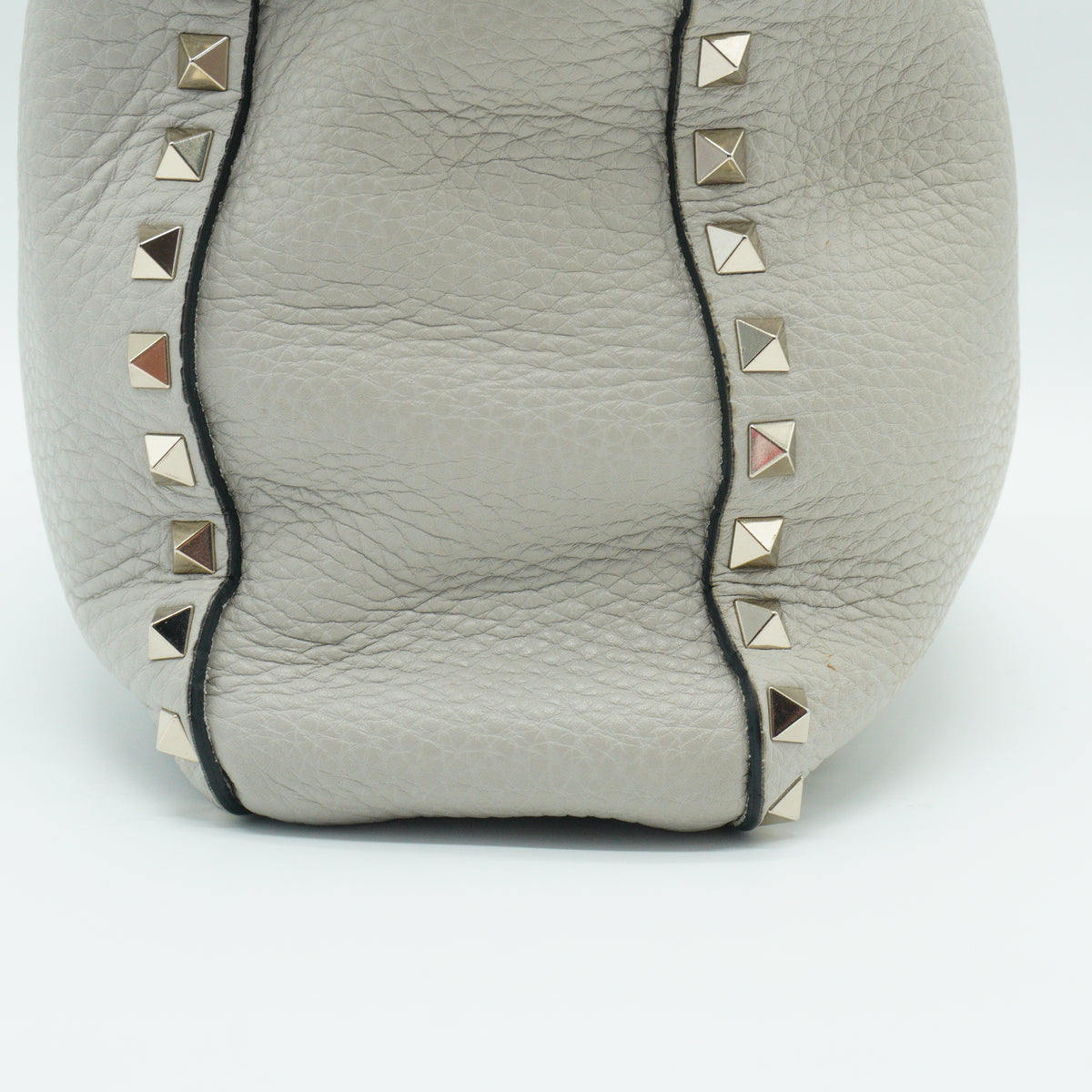 Valentino	Rockstud Small Hobo Bag Off White GHW