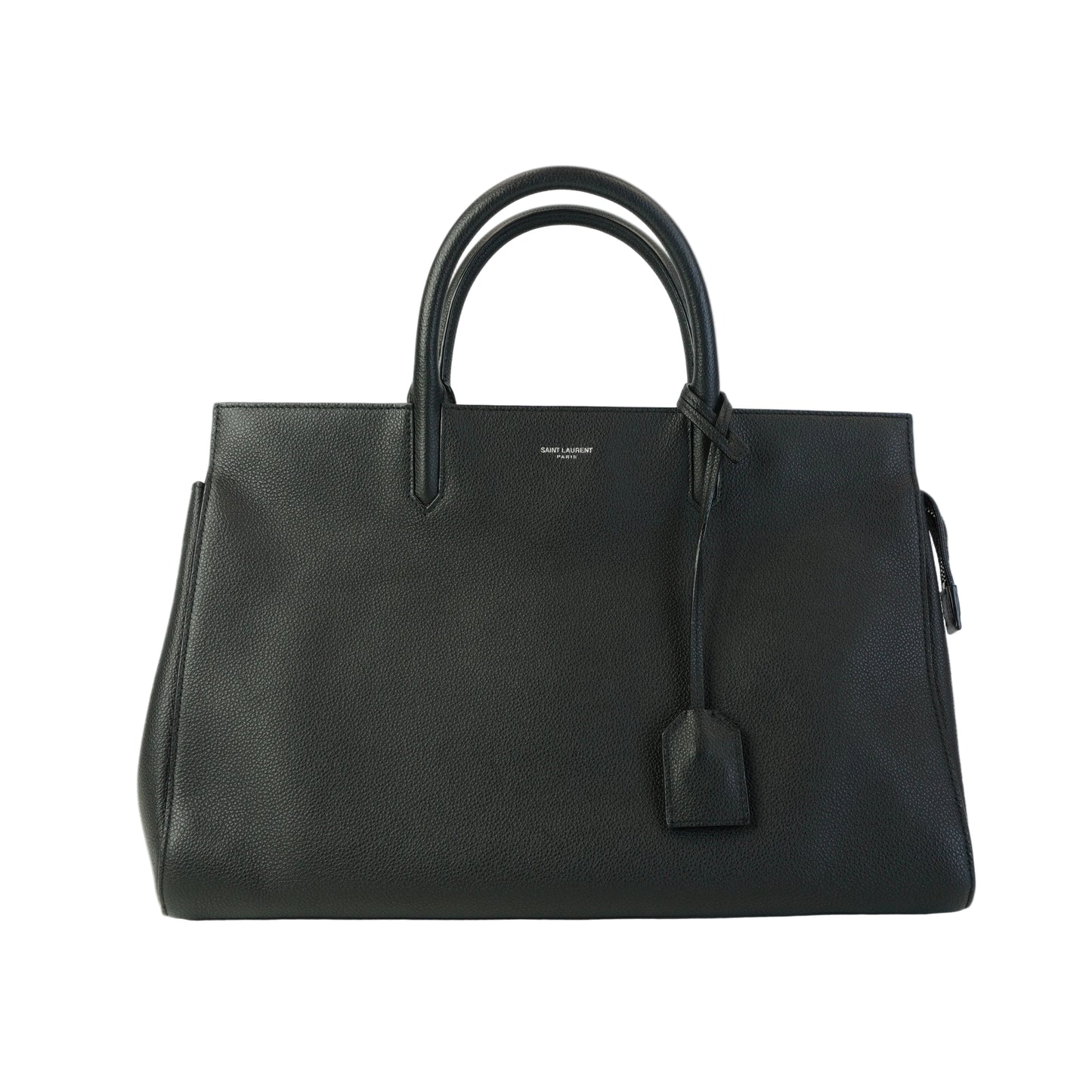 YSL	Cabas Rive Gauche Bag Black Large SHW