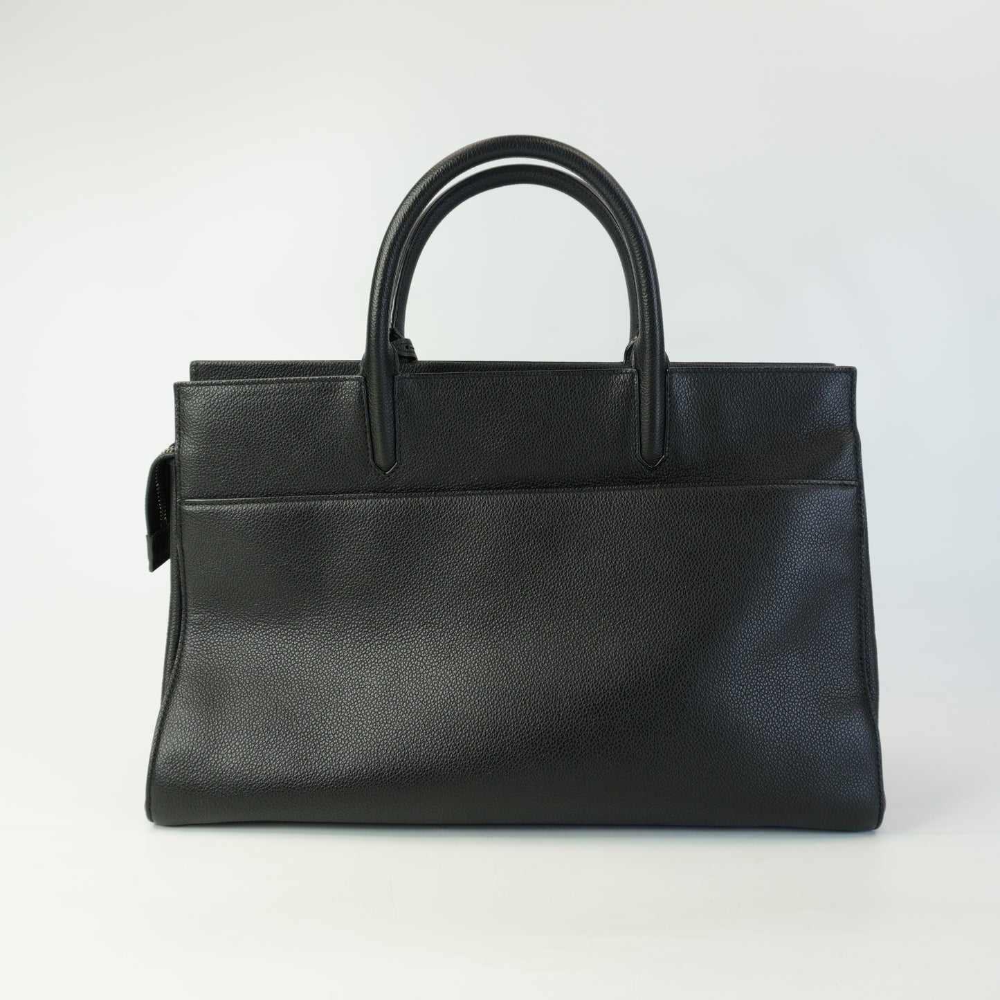 YSL	Cabas Rive Gauche Bag Black Large SHW