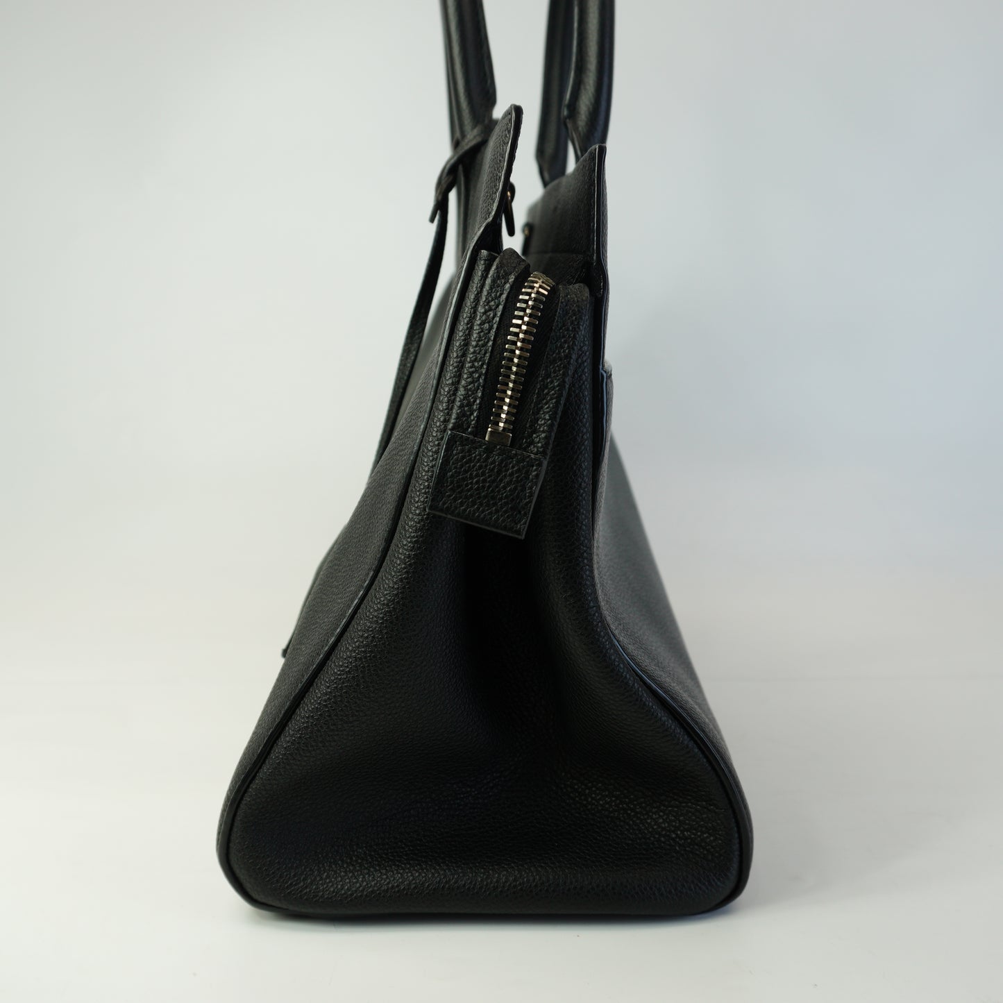 YSL	Cabas Rive Gauche Bag Black Large SHW