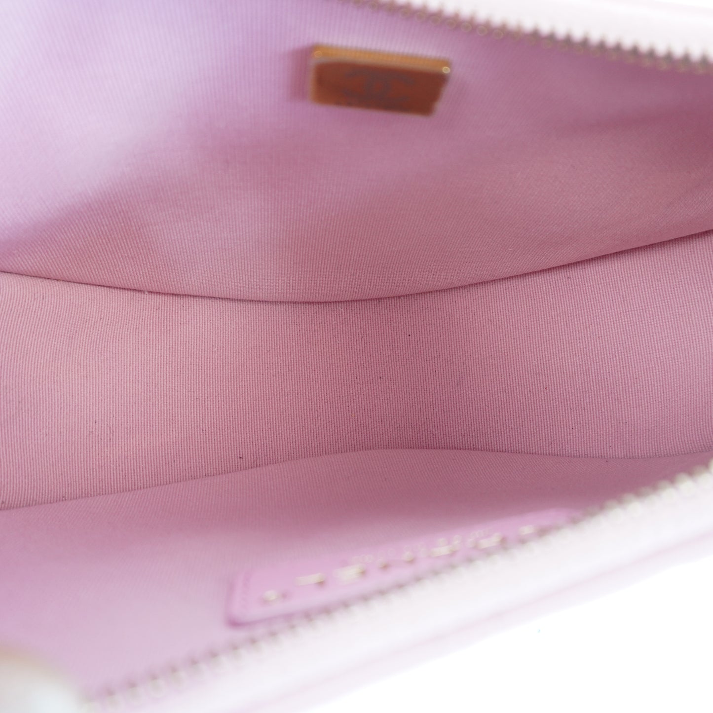Chanel Small Half Moon Chain Small GHW Baby Pink