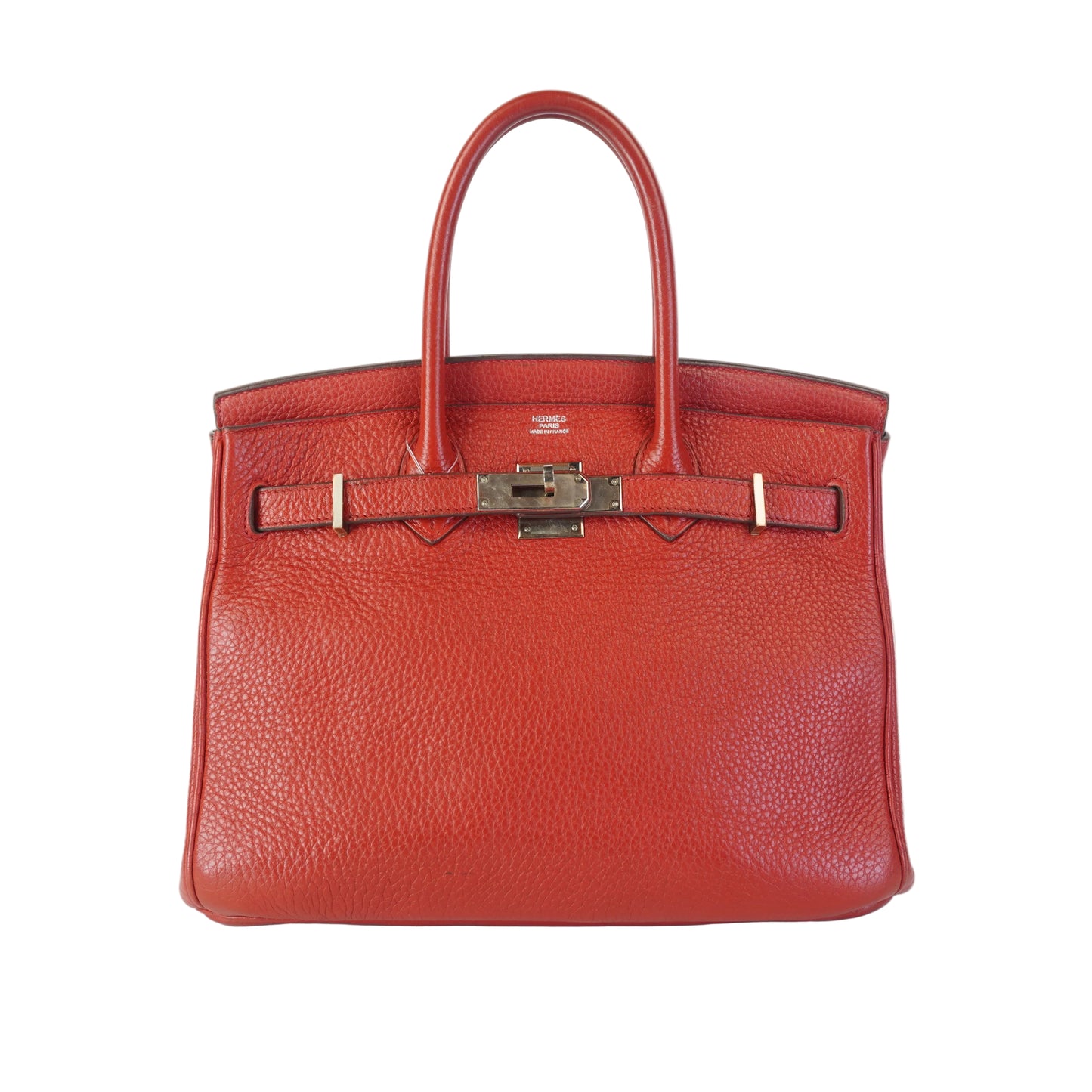 Hermes BIRKIN 30 CLEMENCE, RED