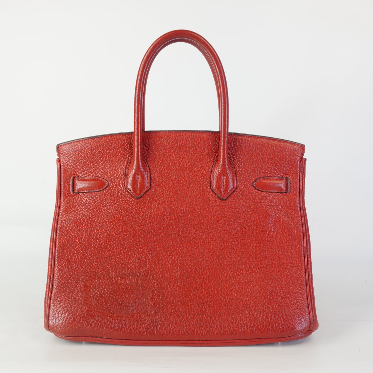 Hermes BIRKIN 30 CLEMENCE, RED