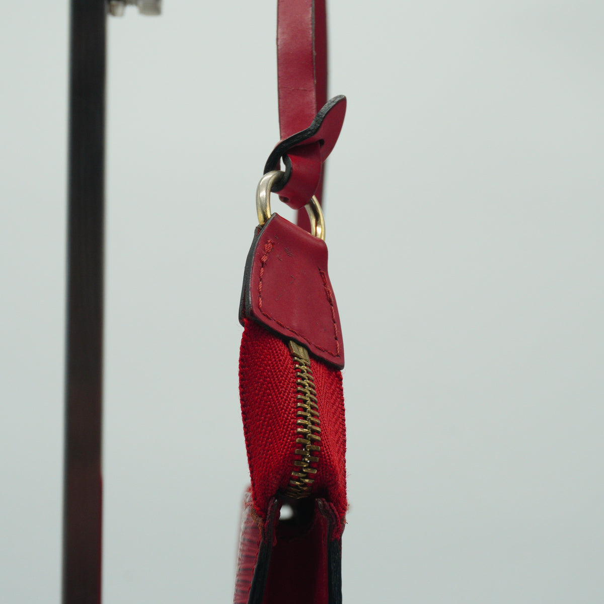 Louis Vuitton Pochette Accesories Red Small GHW
