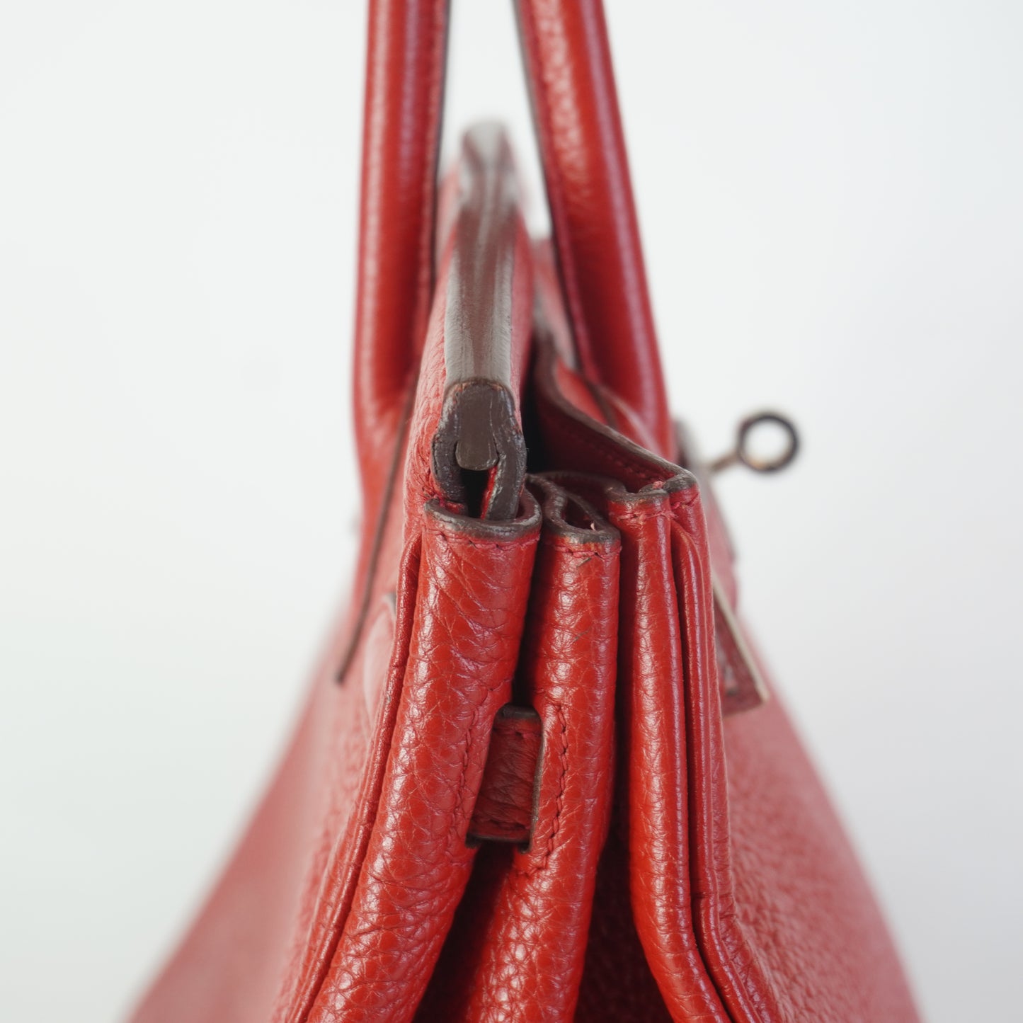 Hermes BIRKIN 30 CLEMENCE, RED