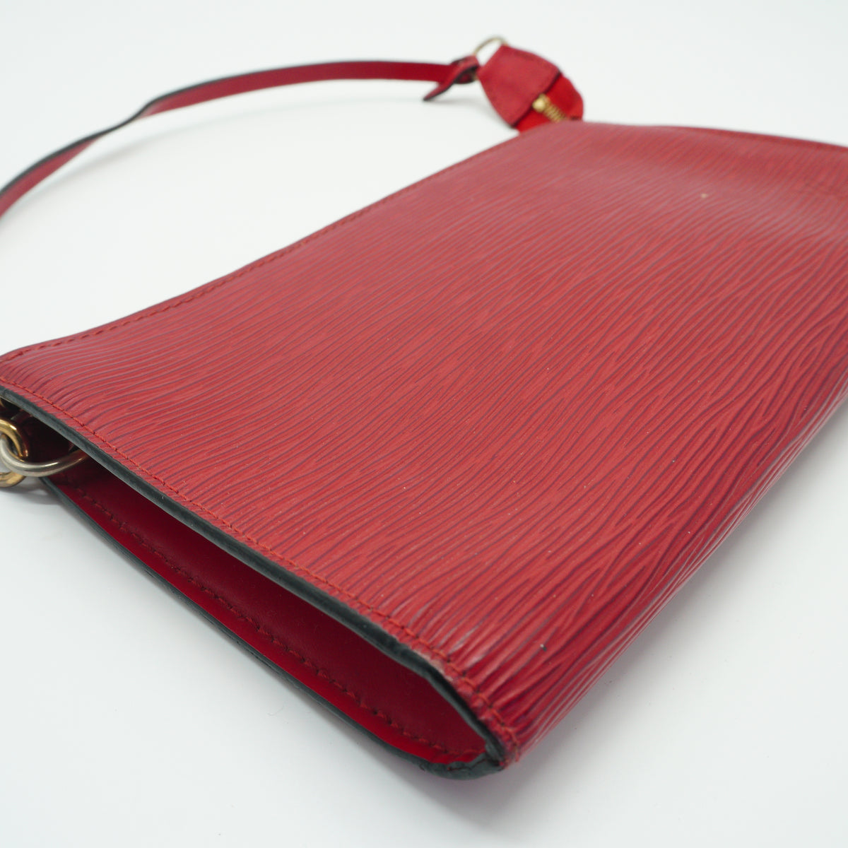 Louis Vuitton Pochette Accesories Red Small GHW