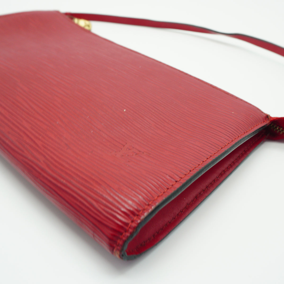 Louis Vuitton Pochette Accesories Red Small GHW
