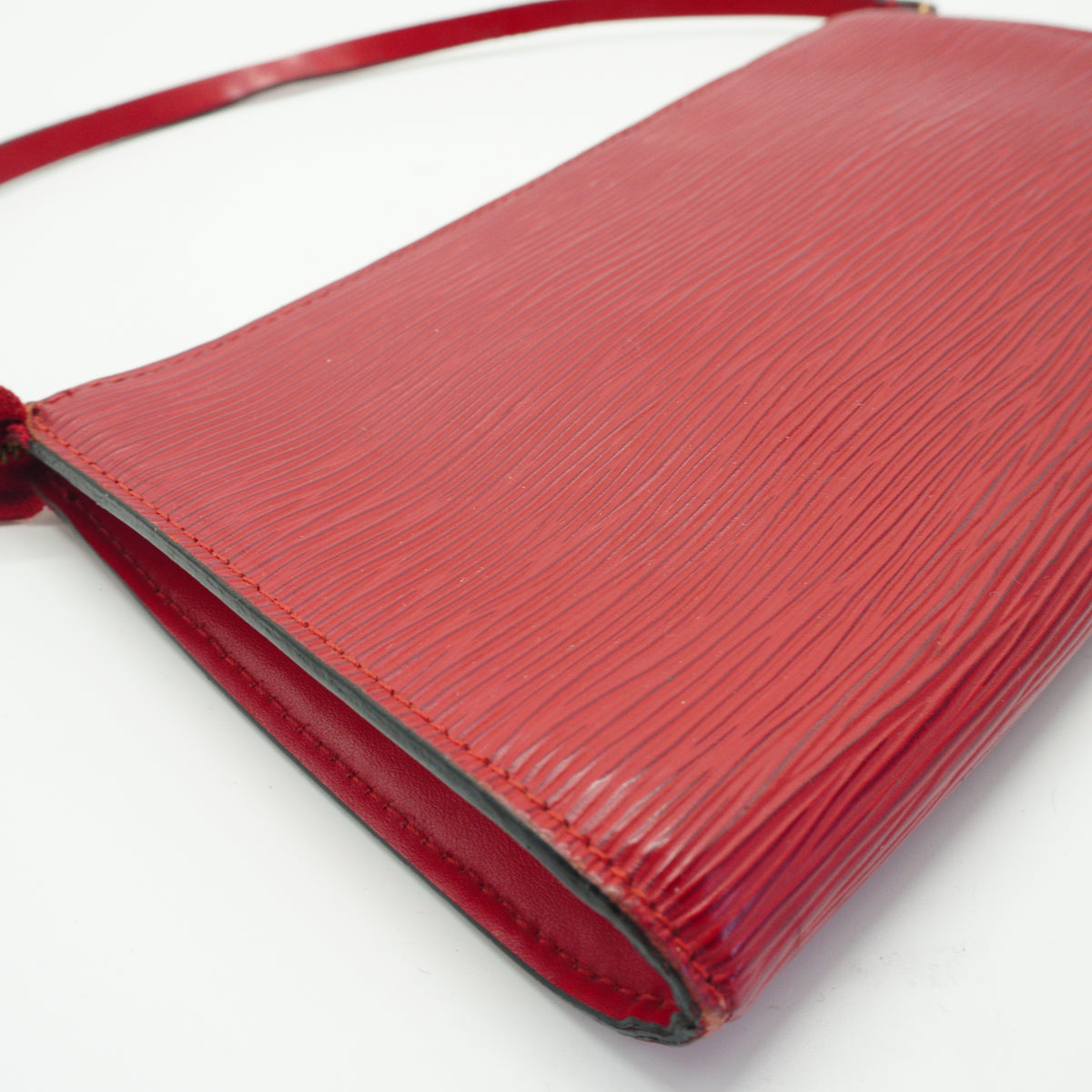 Louis Vuitton Pochette Accesories Red Small GHW
