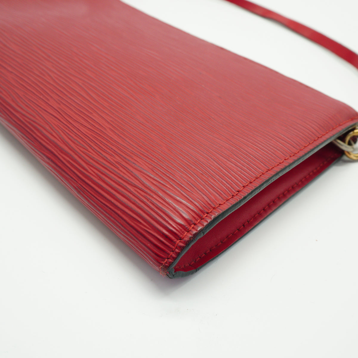 Louis Vuitton Pochette Accesories Red Small GHW