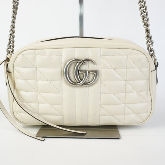 Gucci GG Marmont Matelasse White