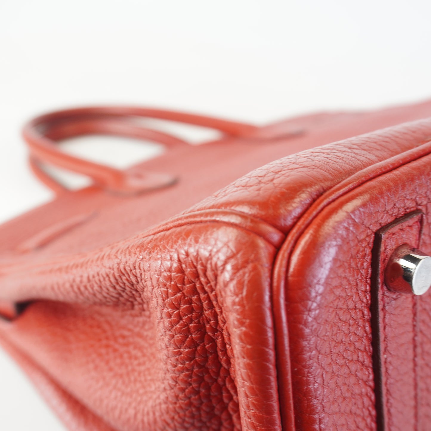 Hermes BIRKIN 30 CLEMENCE, RED