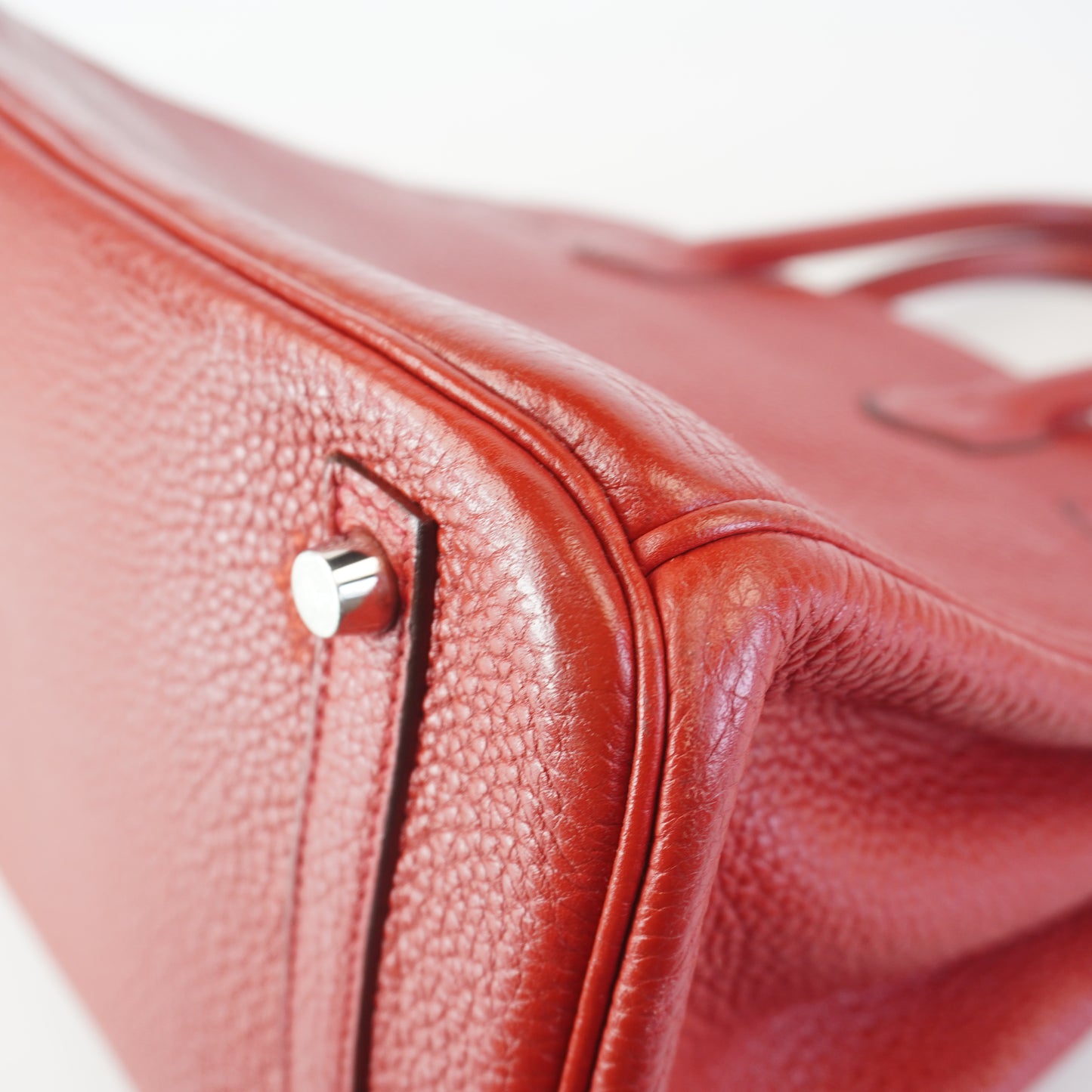 Hermes BIRKIN 30 CLEMENCE, RED