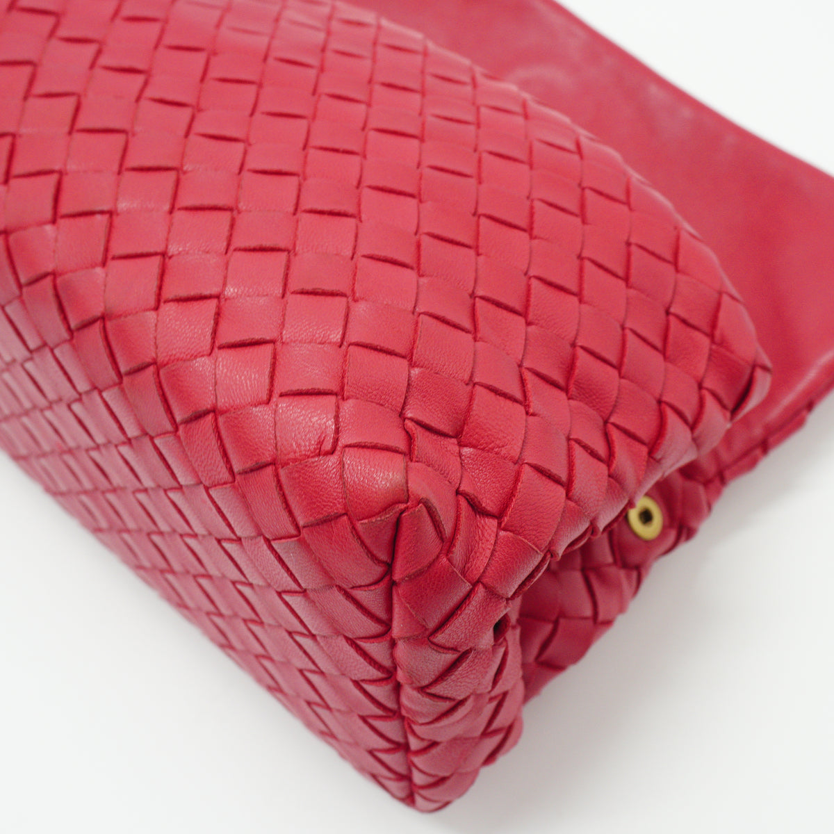 Bottega Veneta	Nappa Intrecciato Flap Clutch Bag Rosa shock GHW