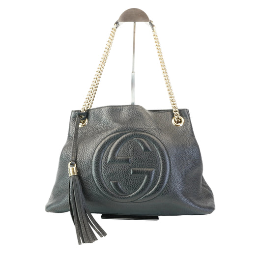 Gucci Soho Chain Tote Black