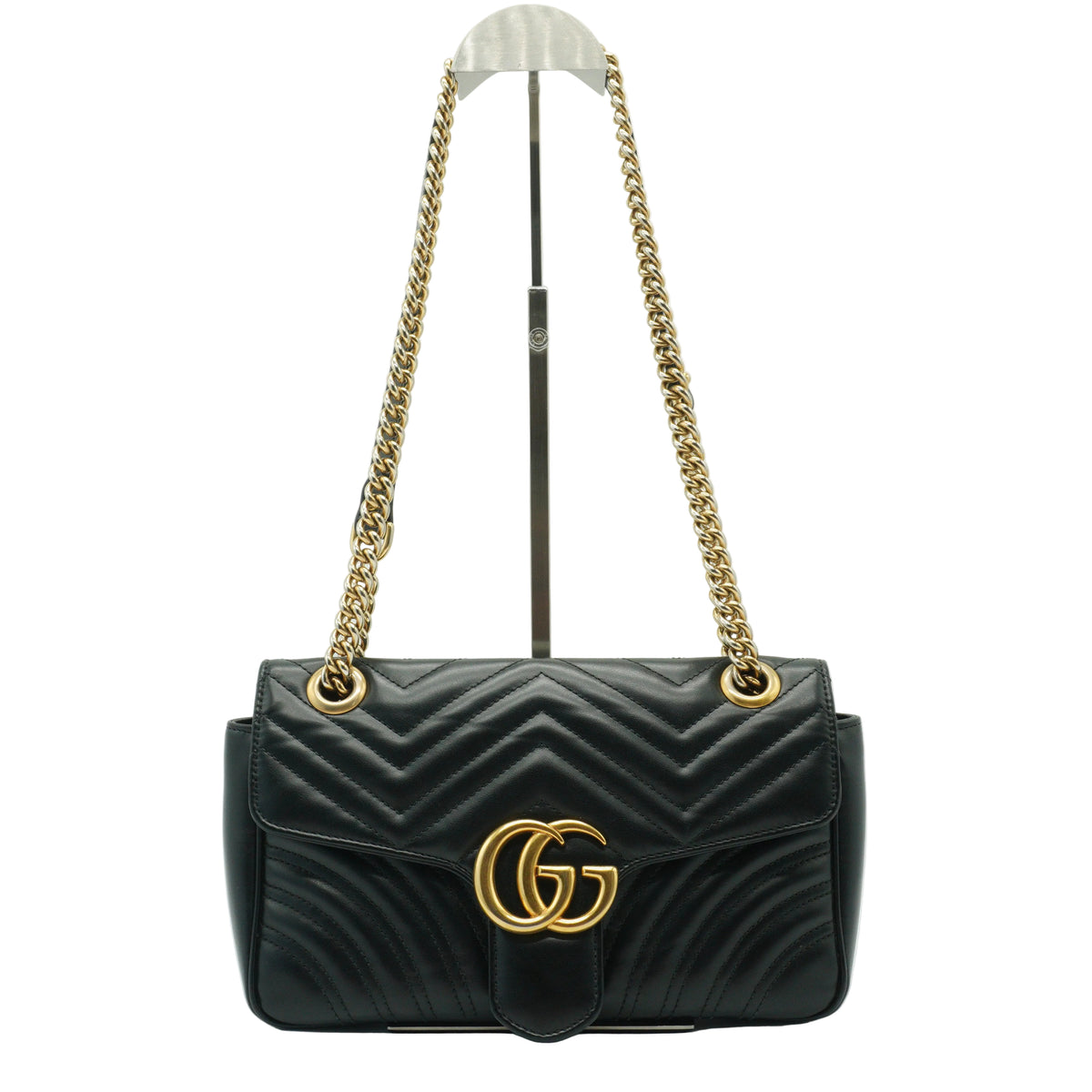Gucci	GG Marmont Shoulder Bag Small Black GHW