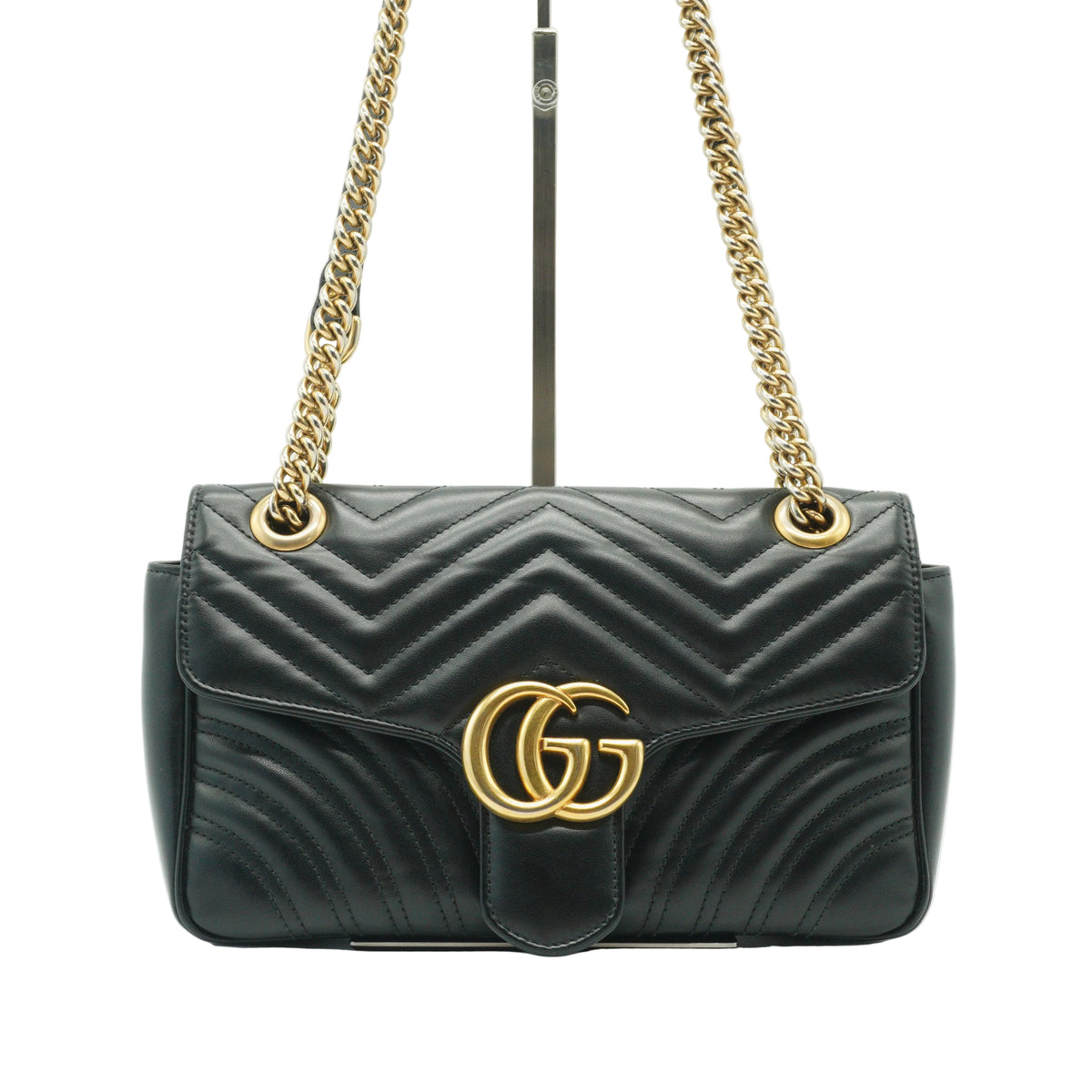 Gucci	GG Marmont Shoulder Bag Small Black GHW