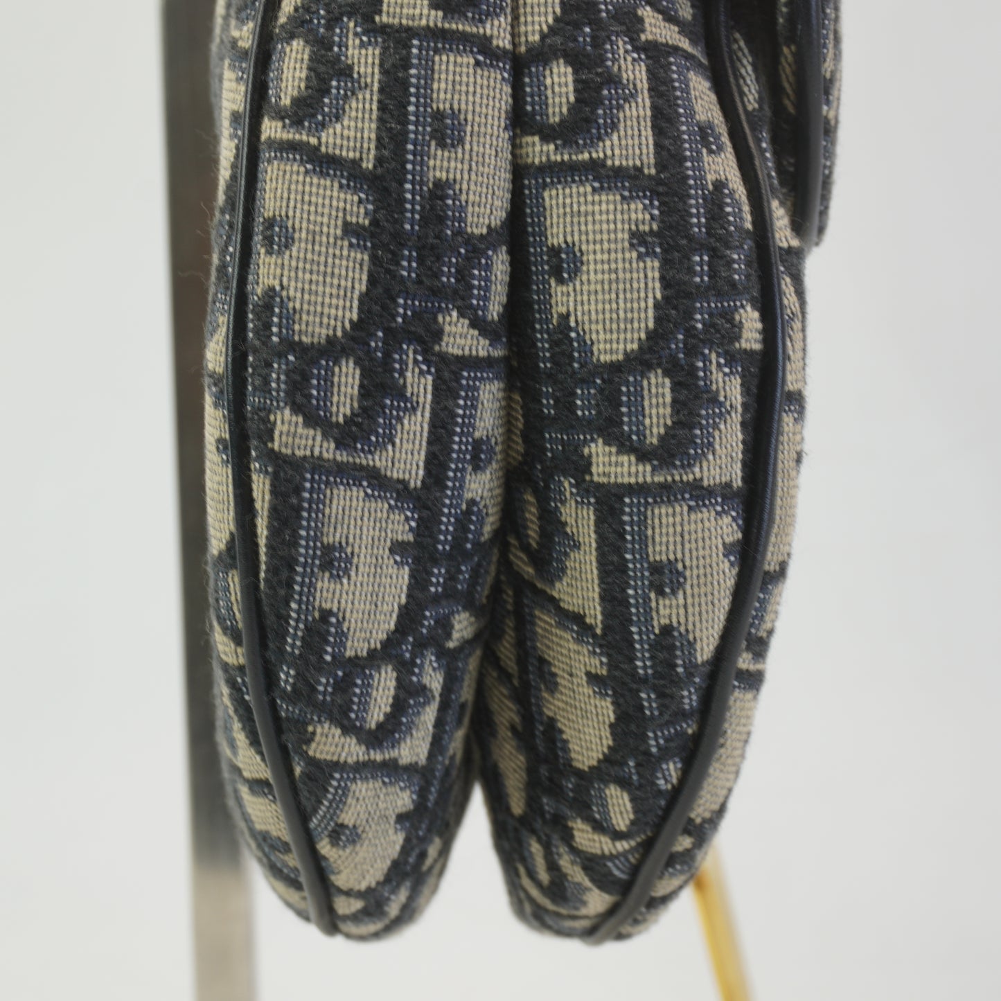 Dior	Saddle Blue Jacquard Medium GHW