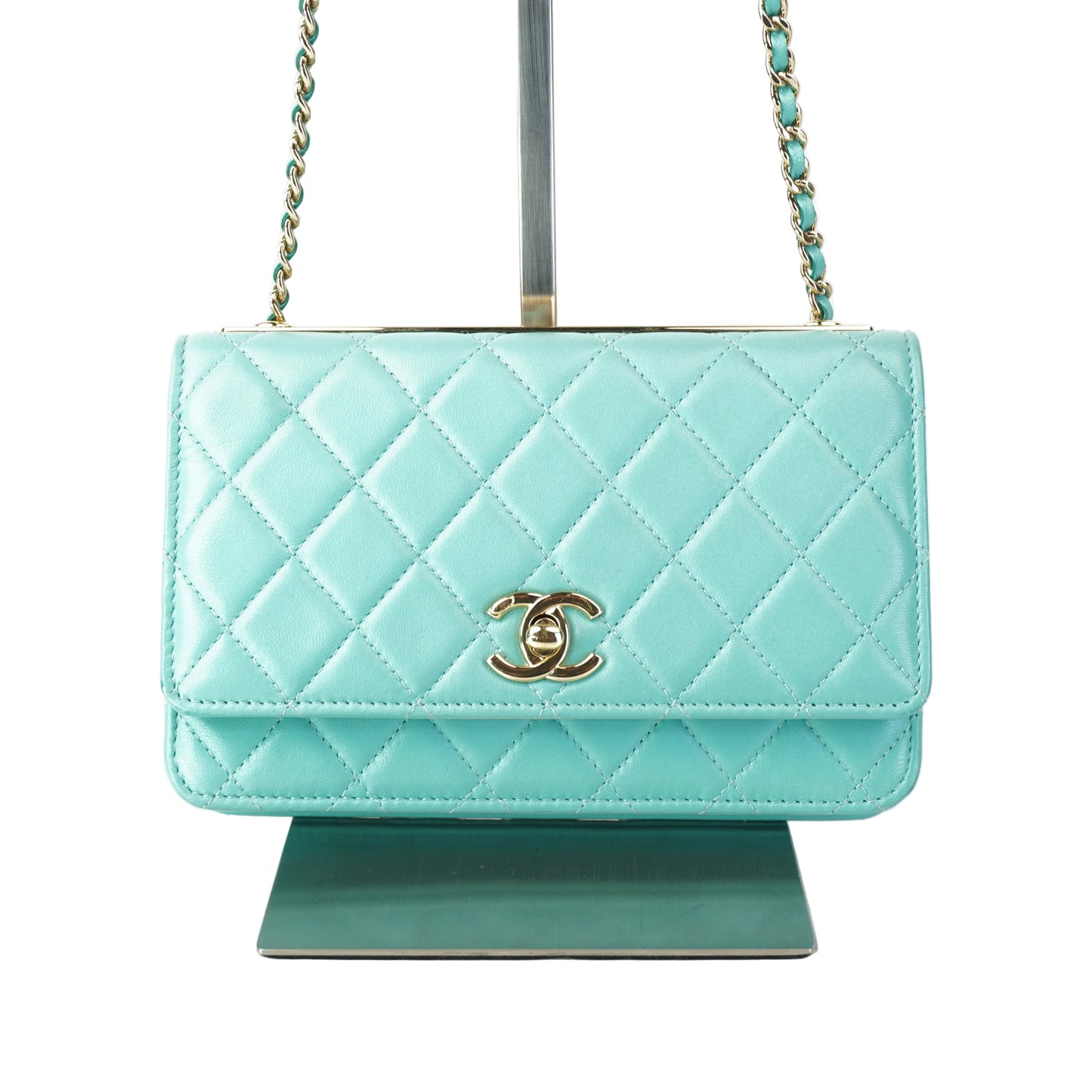 Chanel WOC Tiffany Blue
