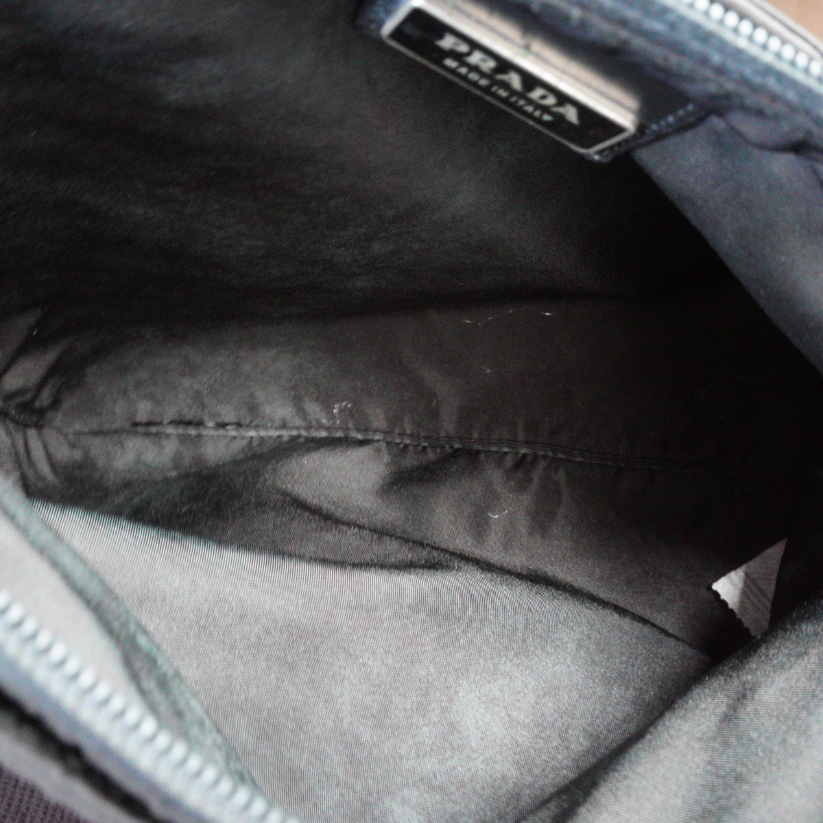 Prada	Nylon Flat Messenger Bag Small MHW