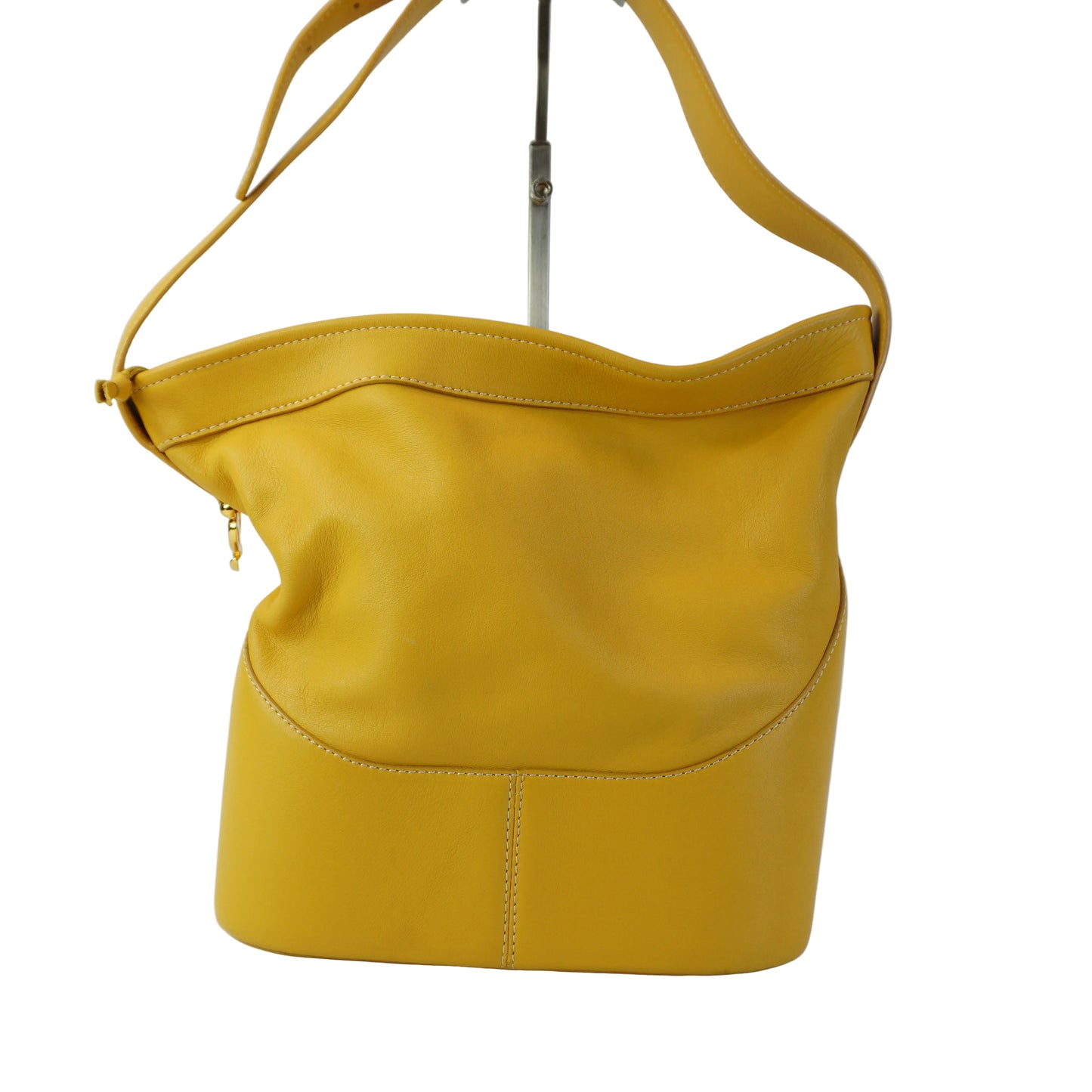 Loewe Anton Hobo Shoulder Bag Yellow Mini GHW