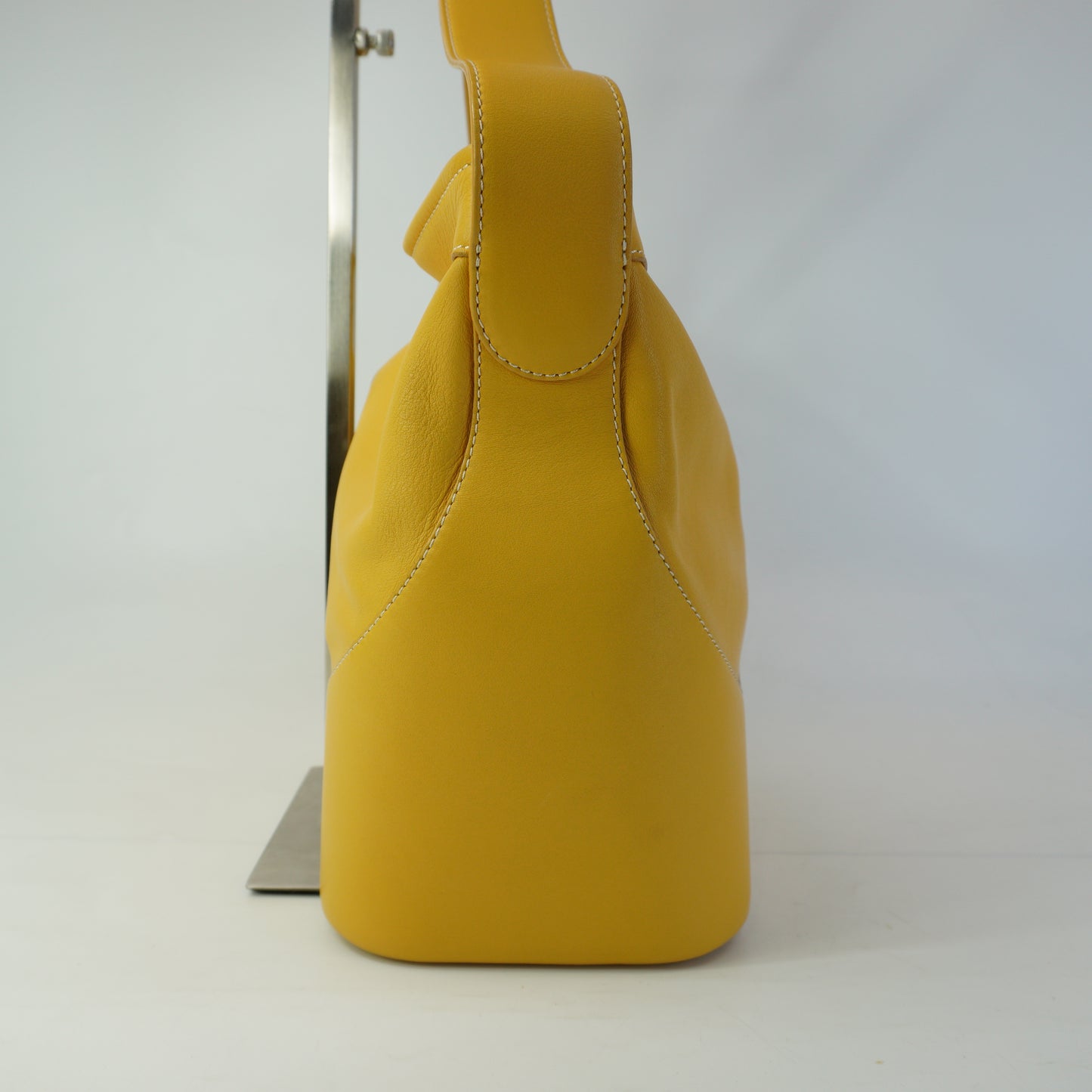 Loewe Anton Hobo Shoulder Bag Yellow Mini GHW