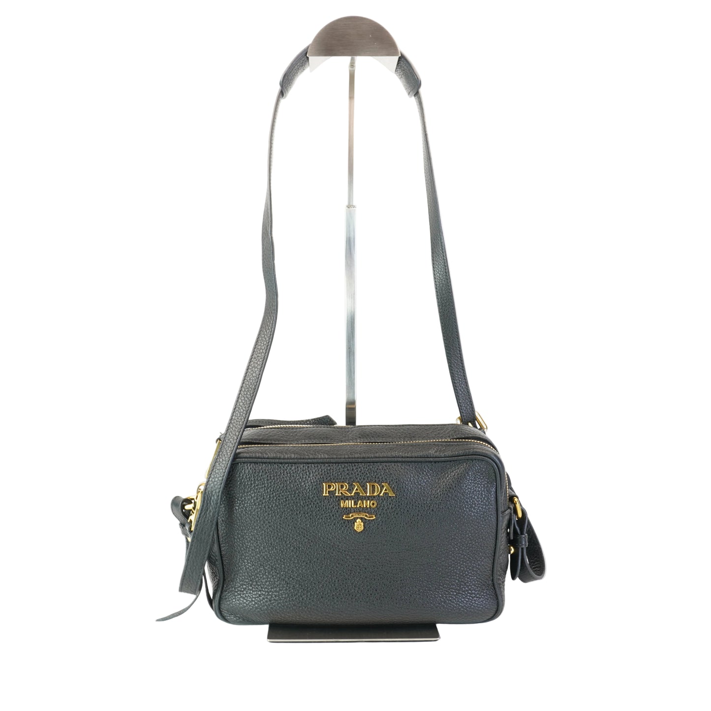 Prada Vintelo Daino Cambag Black