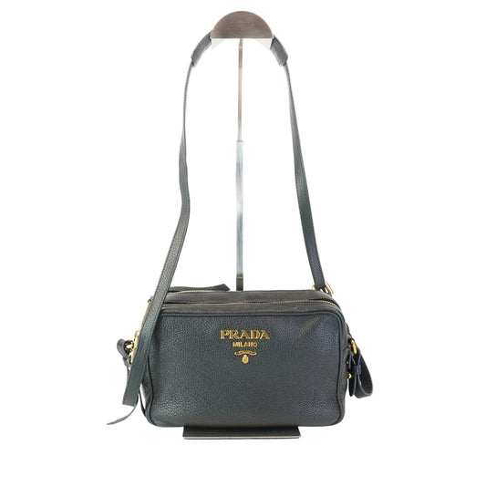 Prada Vintelo Daino Cambag Black