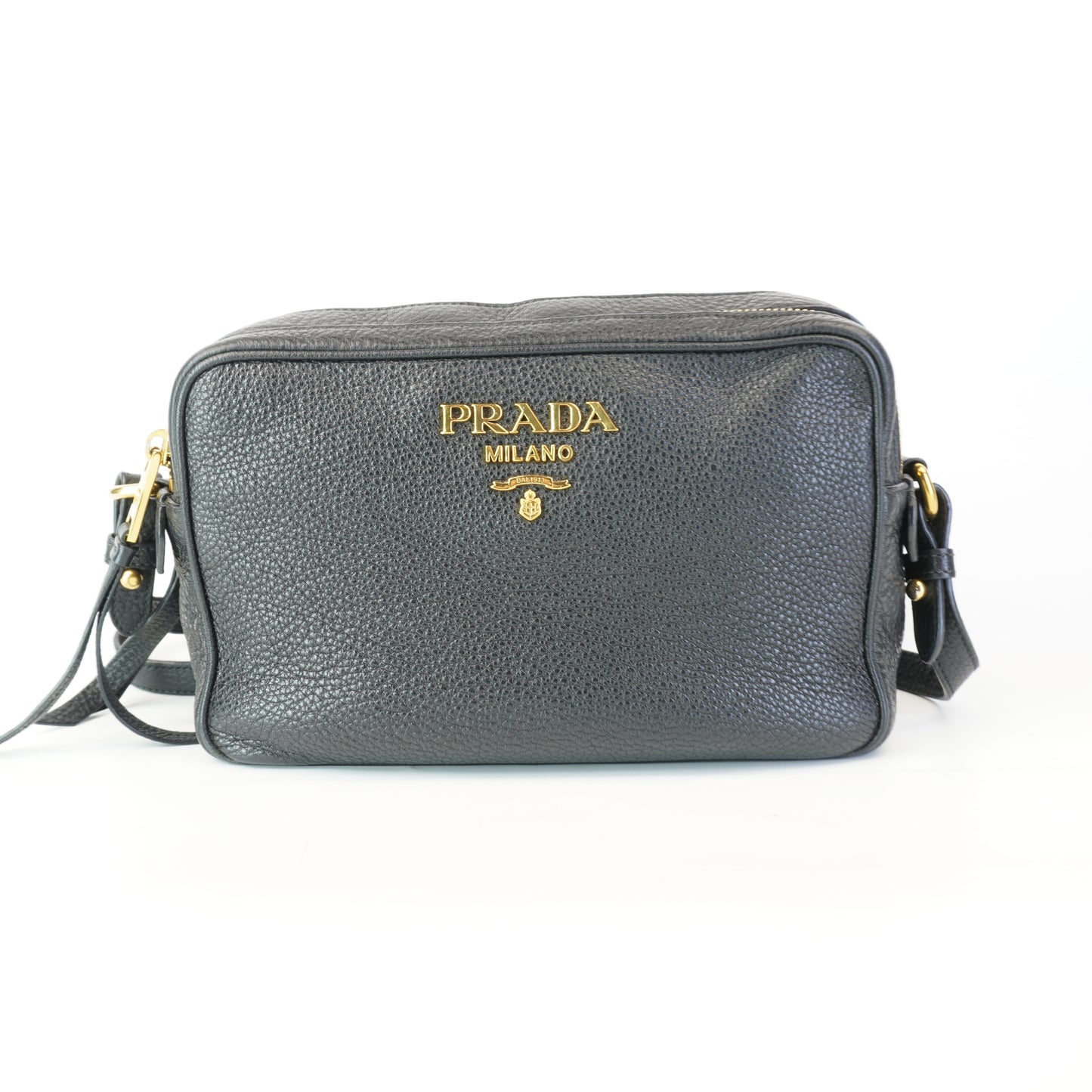 Prada Vintelo Daino Cambag Black