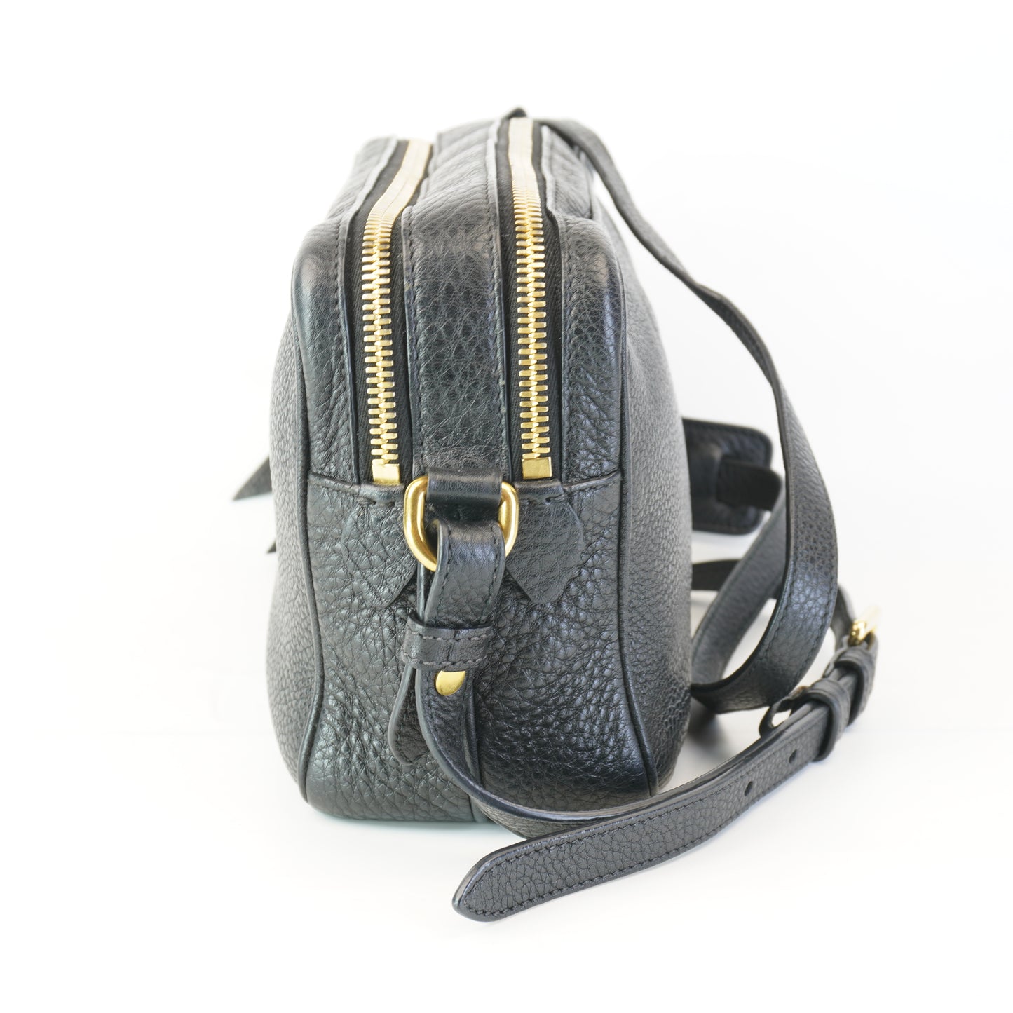 Prada Vintelo Daino Cambag Black