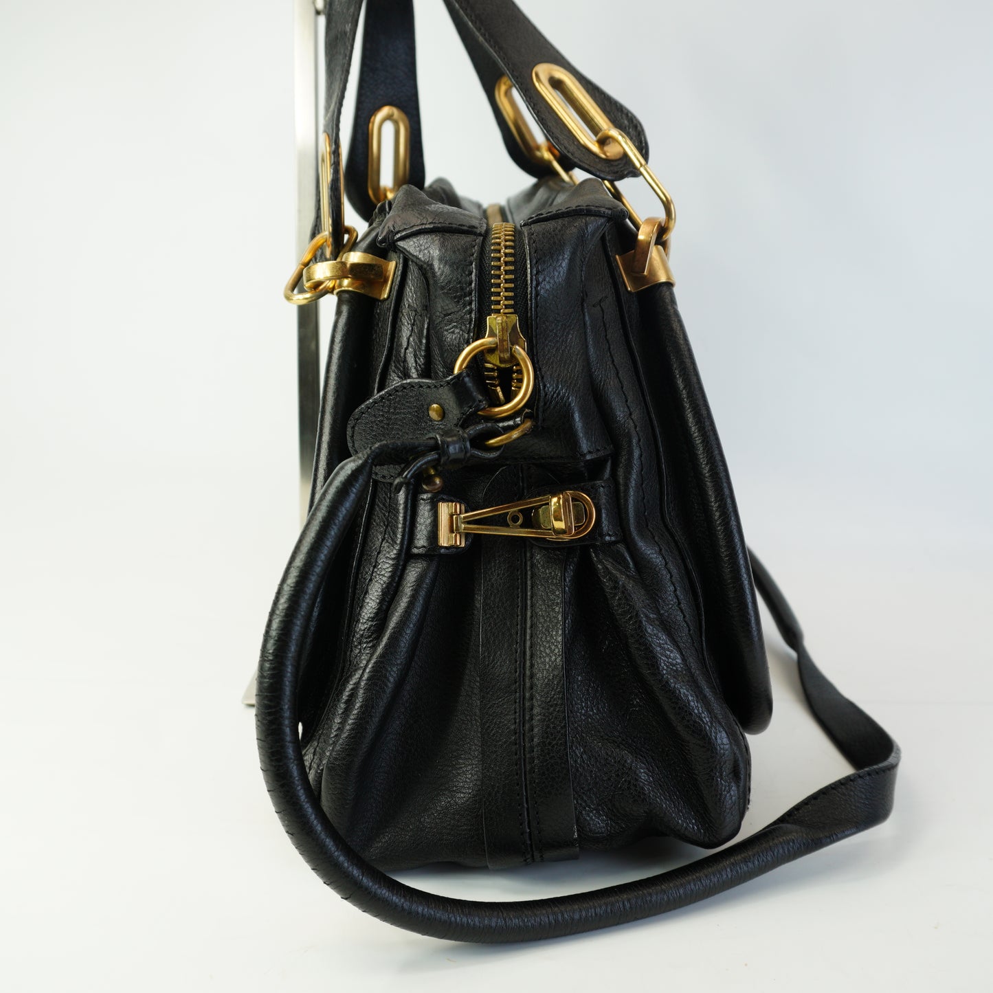 Chloe Paraty Black Medium GHW