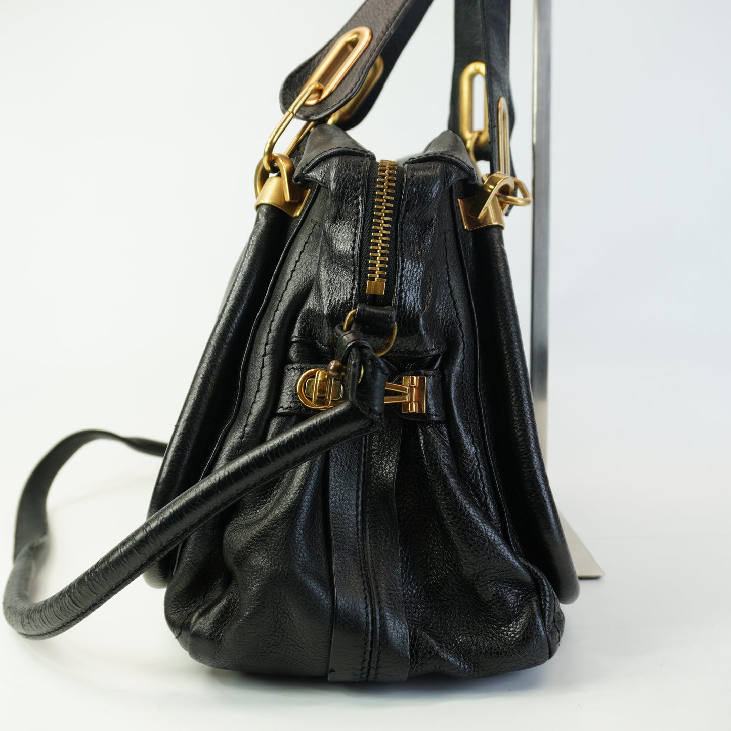 Chloe Paraty Black Medium GHW