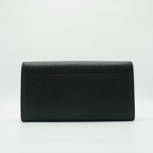 Louis Vuitton Sarah Wallet Monogram Empreinte Black