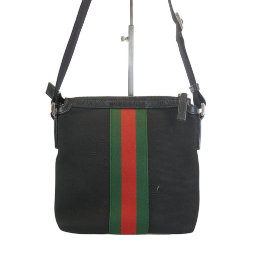 Gucci Techno Canvas Web Messenger Bag SHW