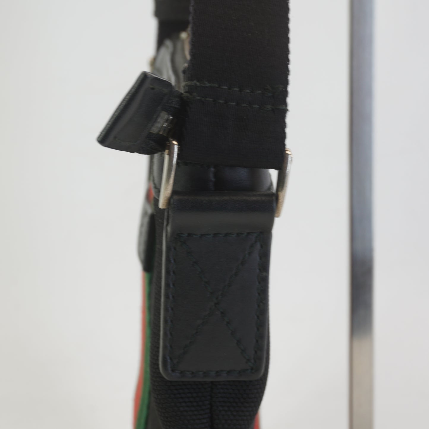 Gucci Techno Canvas Web Messenger Bag SHW