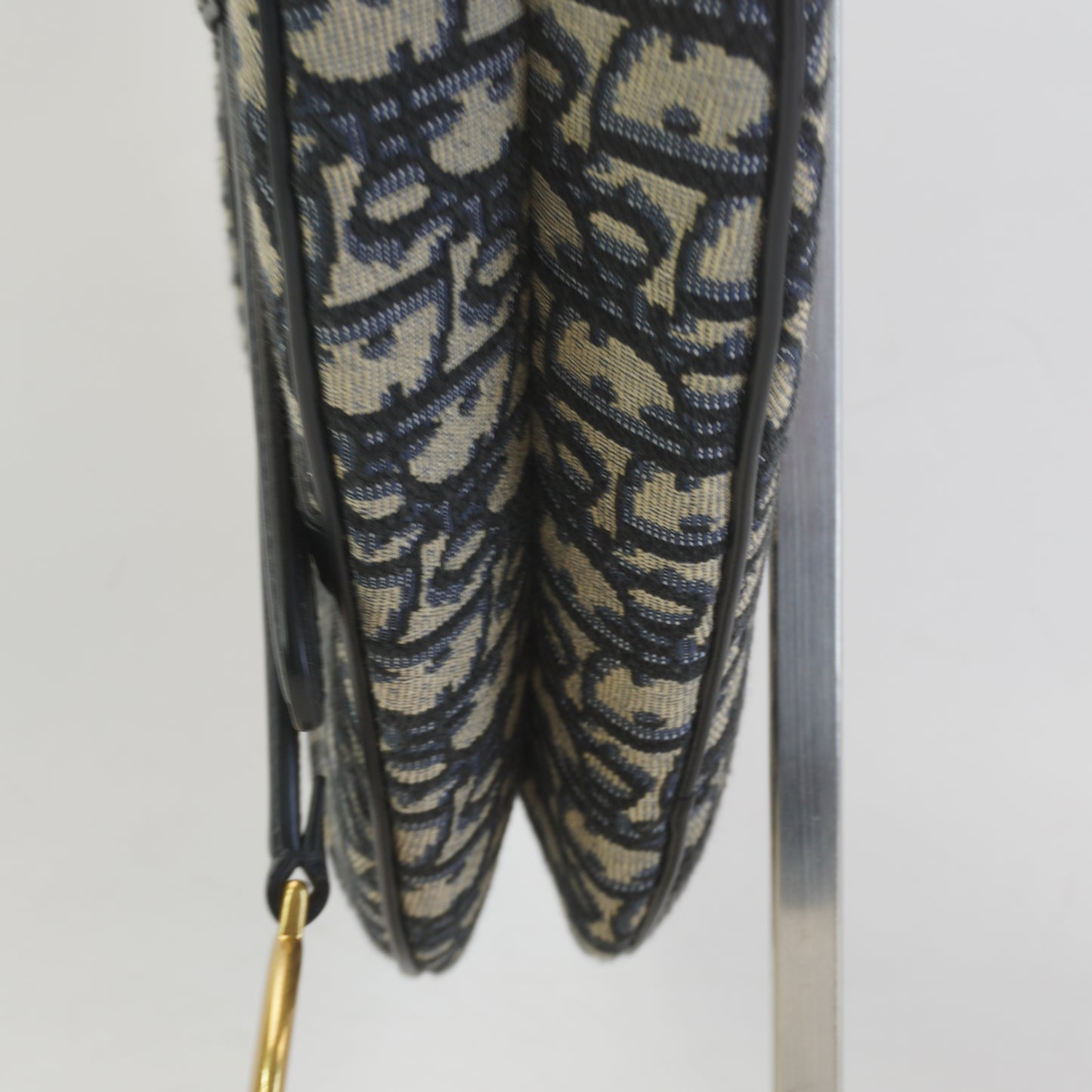 Dior	Saddle Blue Jacquard Medium GHW